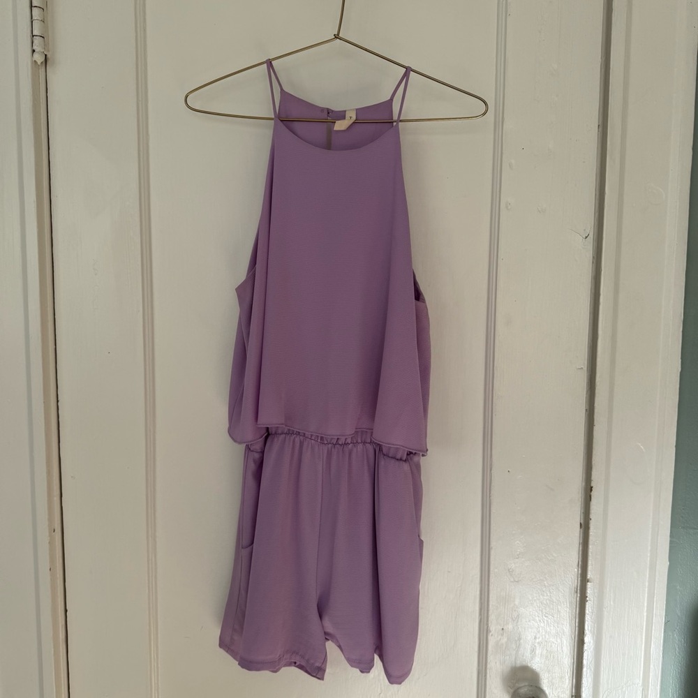 Tyche light purple romper